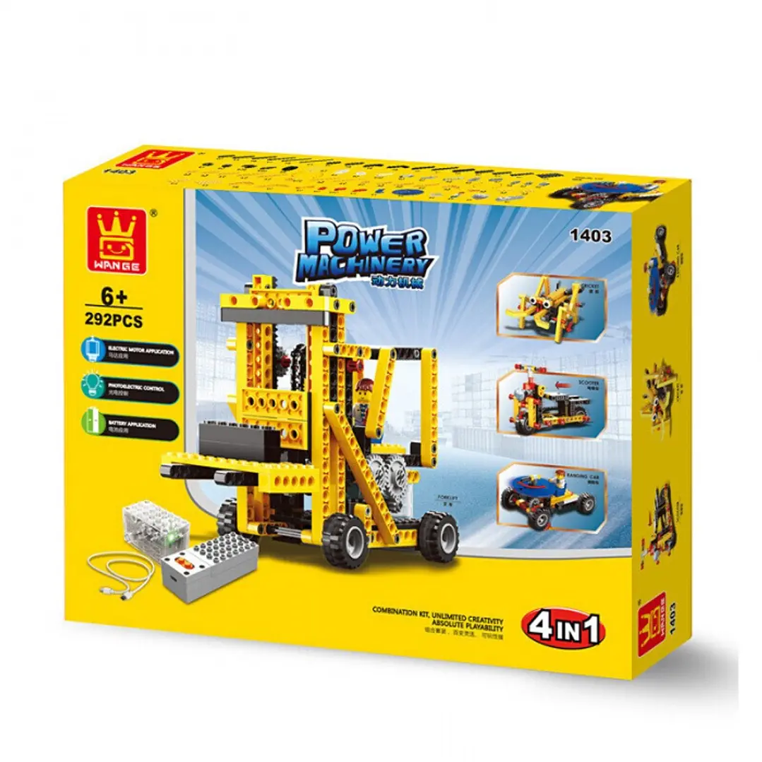 Grua Electrica Armable 4 en 1 292 pzas. 2