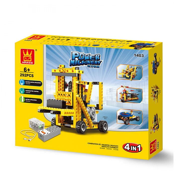 Grua Electrica Armable 4 en 1 292 pzas. 2