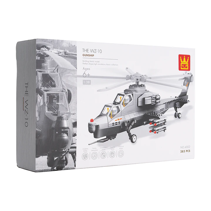 Helicóptero WZ-10 Armable (4002) WANGE 3