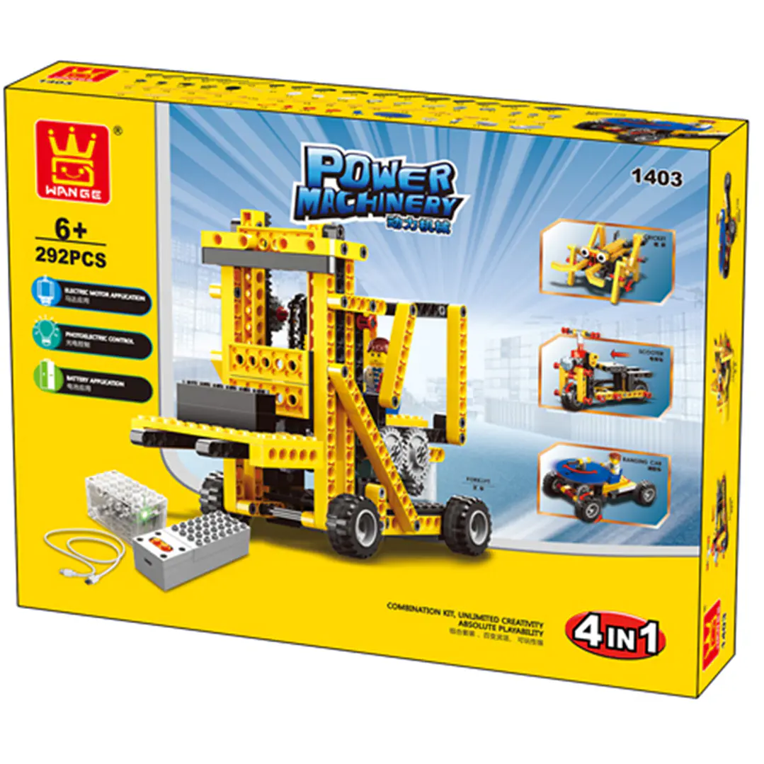 Grua Electrica Armable 4 en 1 292 pzas. 3