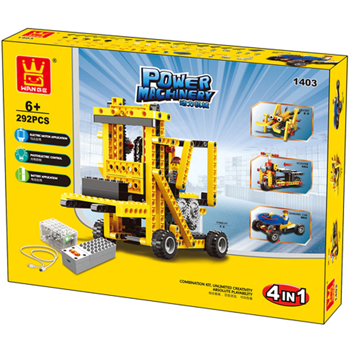 Grua Electrica Armable 4 en 1 292 pzas. 3