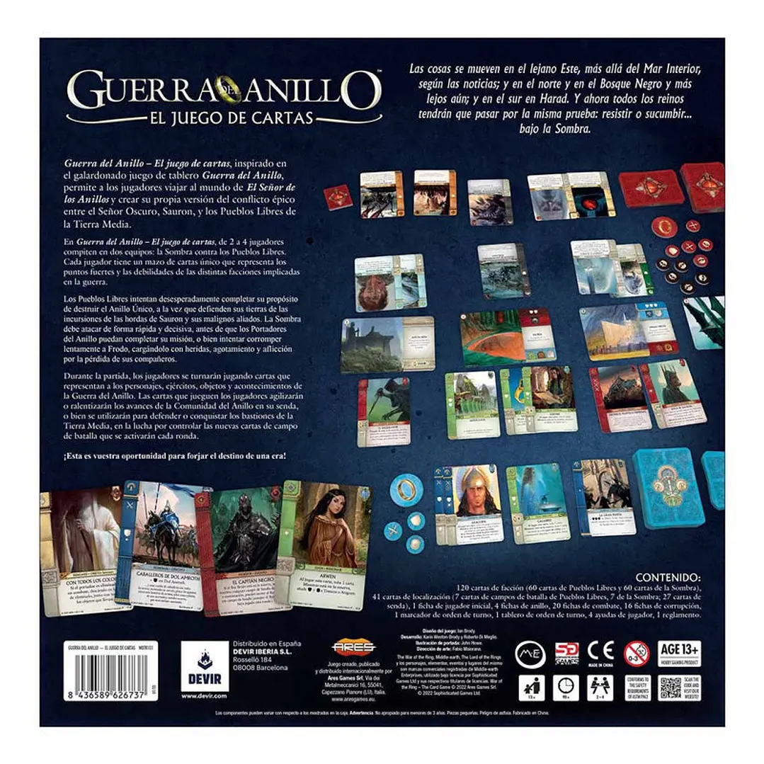 Guerra del Anillo Juego de Cartas 2