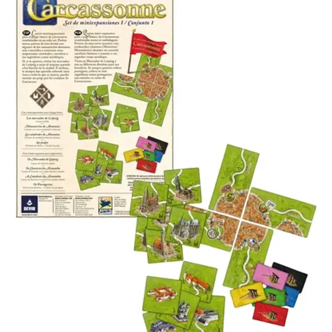 Carcassonne: Set de Miniexpansiones I / Conjunto 1  2