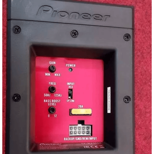 Subwoofer Pioneer 1300w Amplificado Ts-wx300a 12 // Envio Gratis