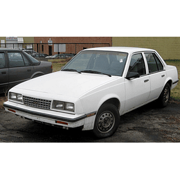 Manual De Taller Chevrolet Cavalier (1982–1987) Ingles