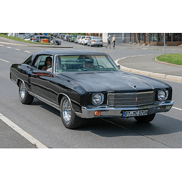 Manual De Taller Chevrolet Monte Carlo (1970–1972) Ingles
