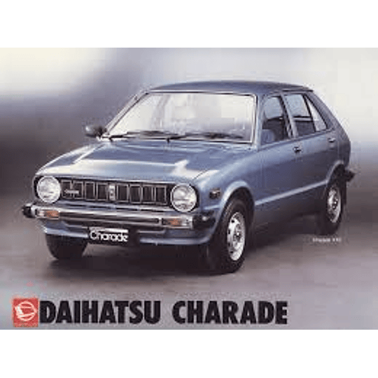 Manual De Taller Daihatsu Charade (1977-1983) Ingles