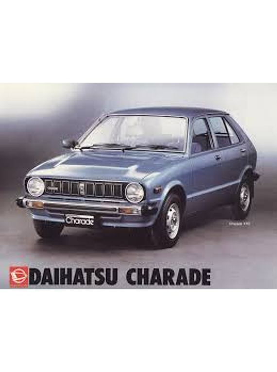 Manual De Taller Daihatsu Charade (1977-1983) Ingles