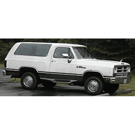 Manual De Taller Dodge Ramcharger (1981-1996) Español