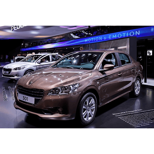 Manual De Taller Peugeot 301 (2012-2018) Ingles