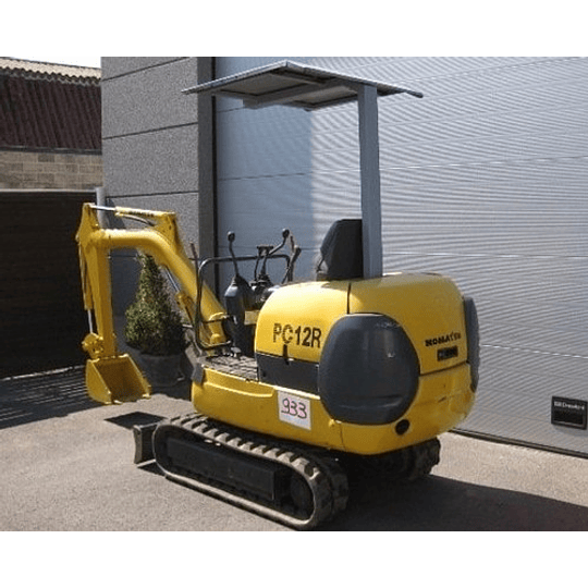 Manual De Taller Komatsu PC12R-8, Ingles