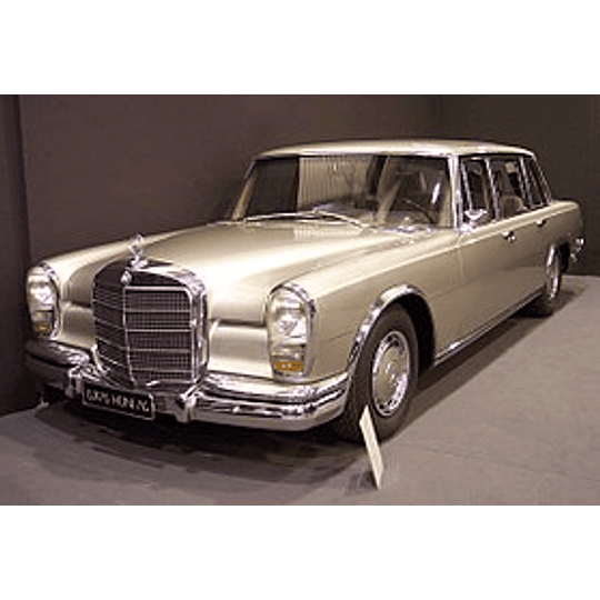 Manual De Taller Mercedes Benz W100 (1963–1981) Ingles