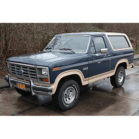 Manual De Taller Ford Bronco (1980–1986) Ingles