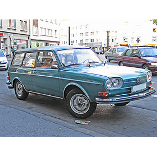 Manual De Taller Volkswagen 411 (1968–1972) Ingles
