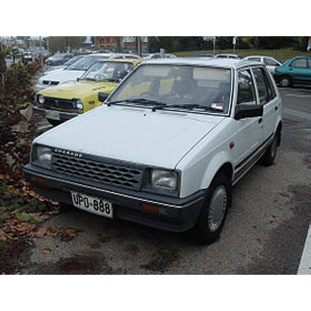 Manual De Taller Daihatsu Charade (1983–1986) Ingles