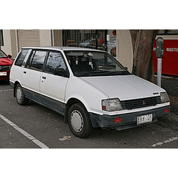 Manual De Despiece Mitsubishi Space Wagon (1983–1991) Español