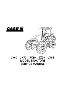 Manual De Taller Case IH JX60, JX70, JX80, JX90, JX95