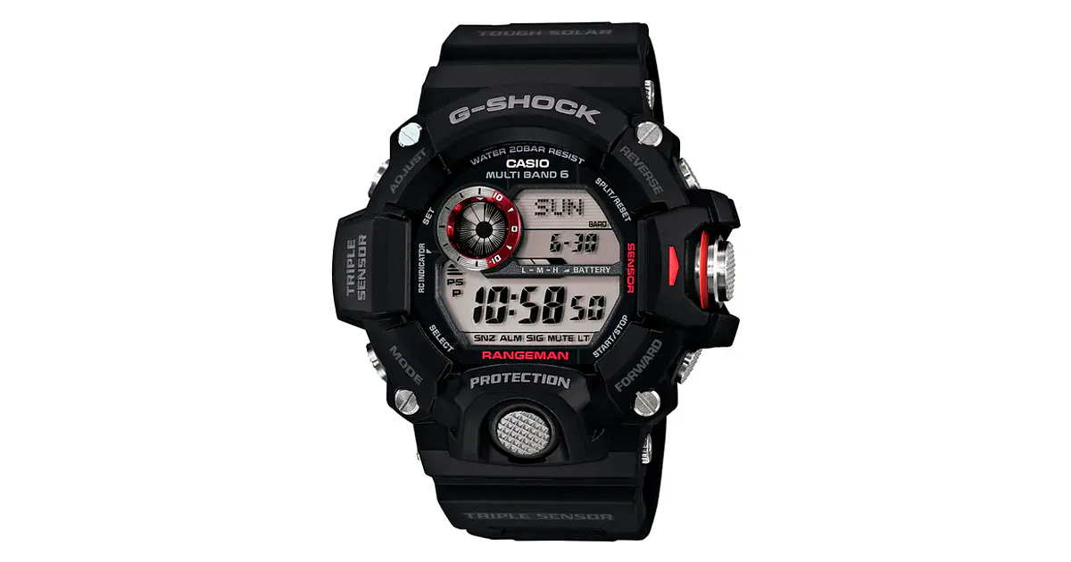 G-Shock Rangeman GW9400-1DR: Triple Sensor | Intervalo11