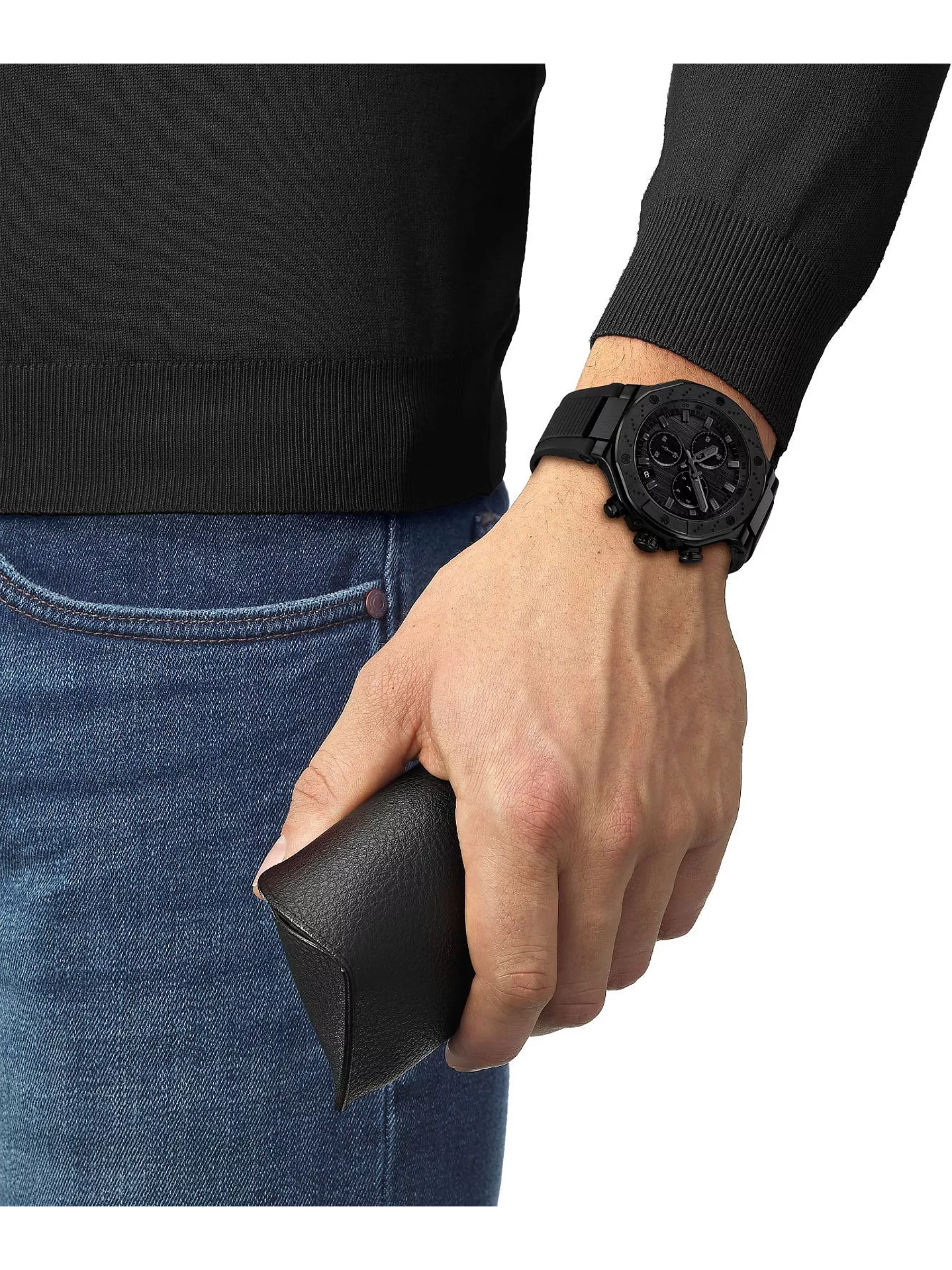 Reloj Tissot T-Sport Cronógrafo 45mm T141.417.37.061.00 6