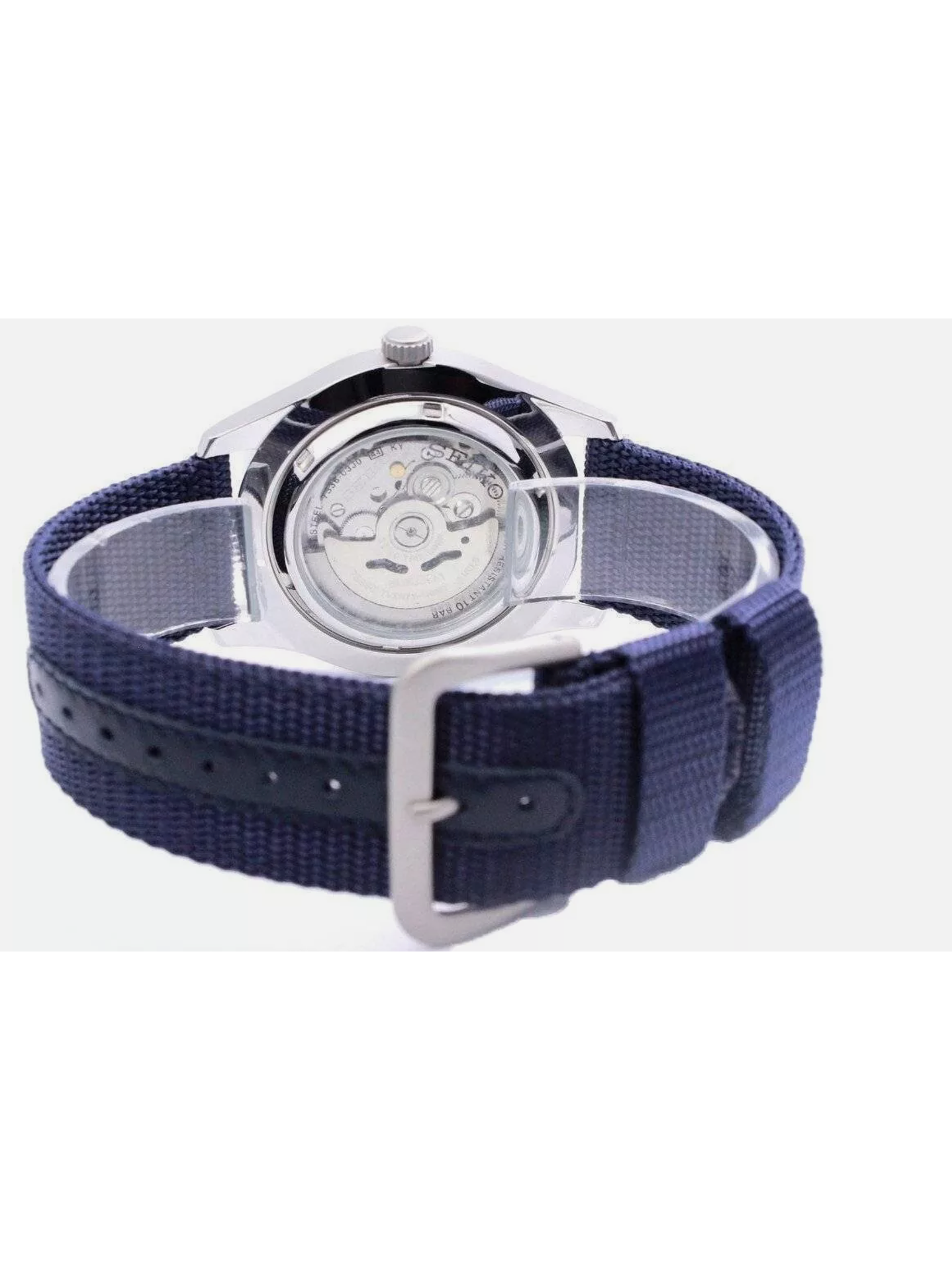 Reloj Automático Seiko 5 Sports SNZG11K1 Azul 42mm 3