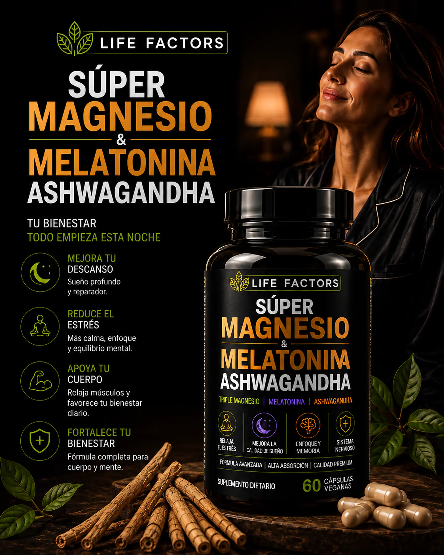 SUPER MAGNESIO & MELATONIN ASHWAGANDHA  1