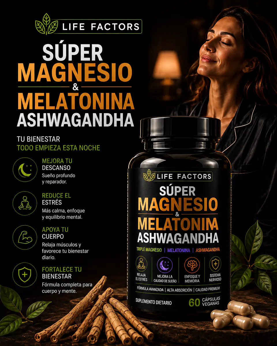 SUPER MAGNESIO & MELATONIN ASHWAGANDHA  1