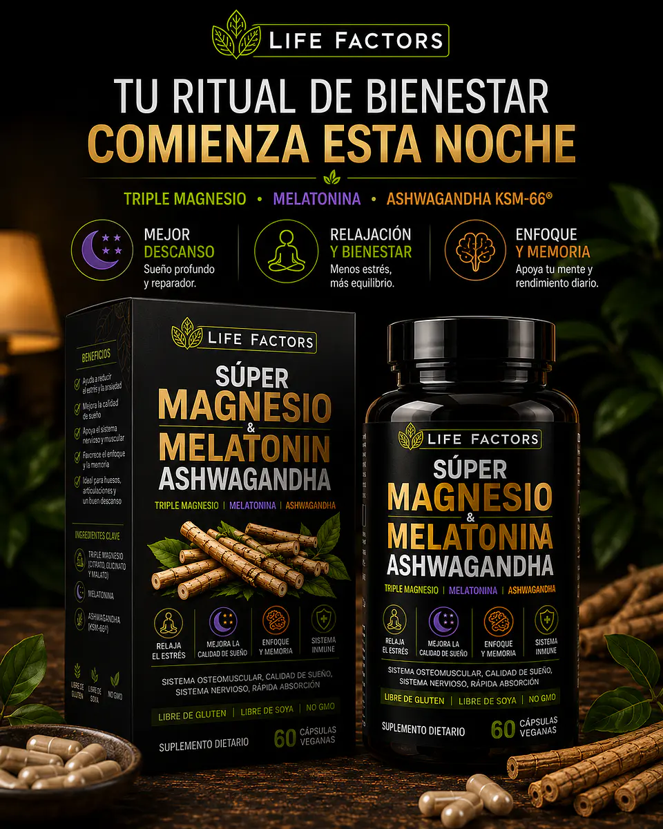 SUPER MAGNESIO & MELATONIN ASHWAGANDHA  2