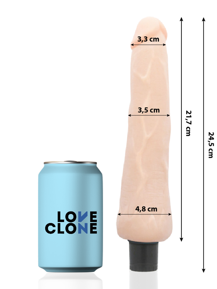LOVECLONE - RAGNAR VIBRADOR REALISTA AUTOLUBRIFICANTE 2