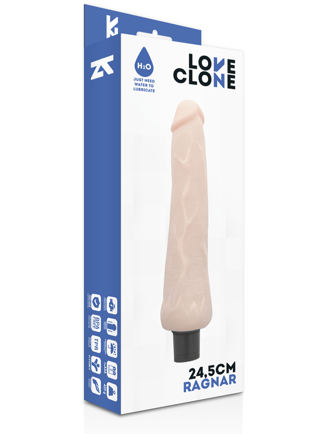 LOVECLONE - RAGNAR VIBRADOR REALISTA AUTOLUBRIFICANTE 3