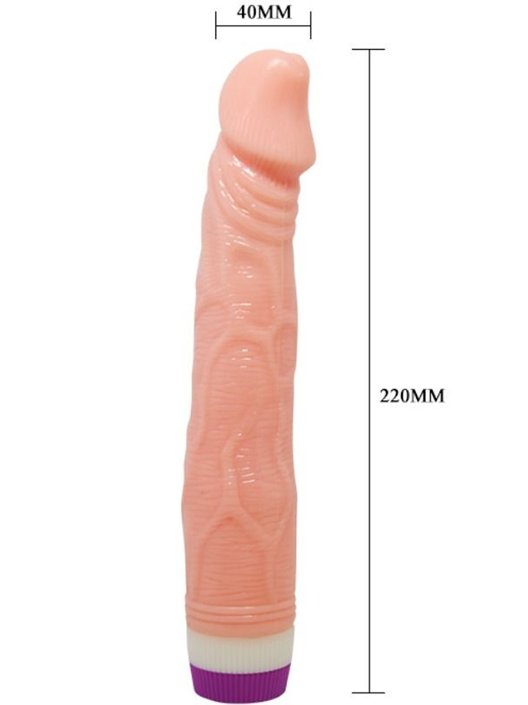 VIBRADOR REALISTA NATURAL 22 CM 5
