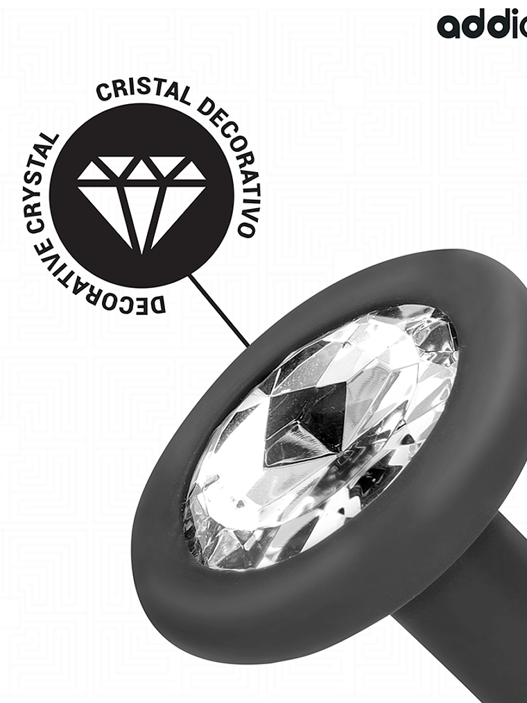 CONJUNTO DE 3 PLUG ANAL DE SILICONE COM JOIA 3