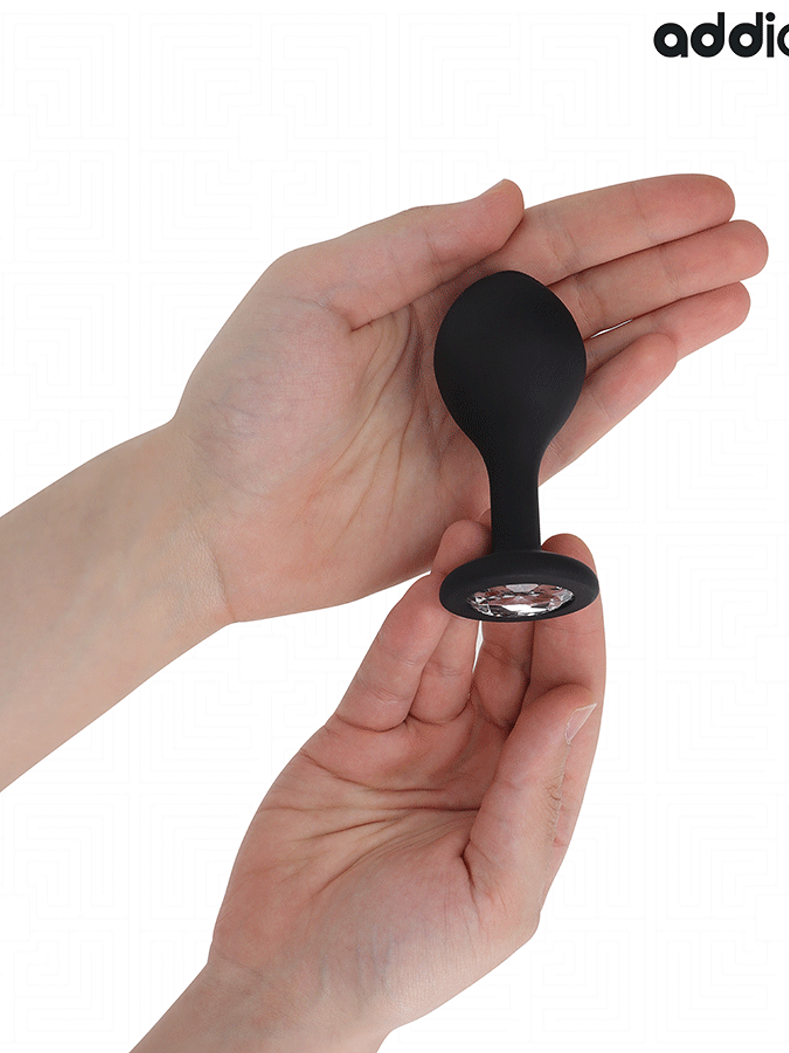 CONJUNTO DE 3 PLUG ANAL DE SILICONE COM JOIA 6