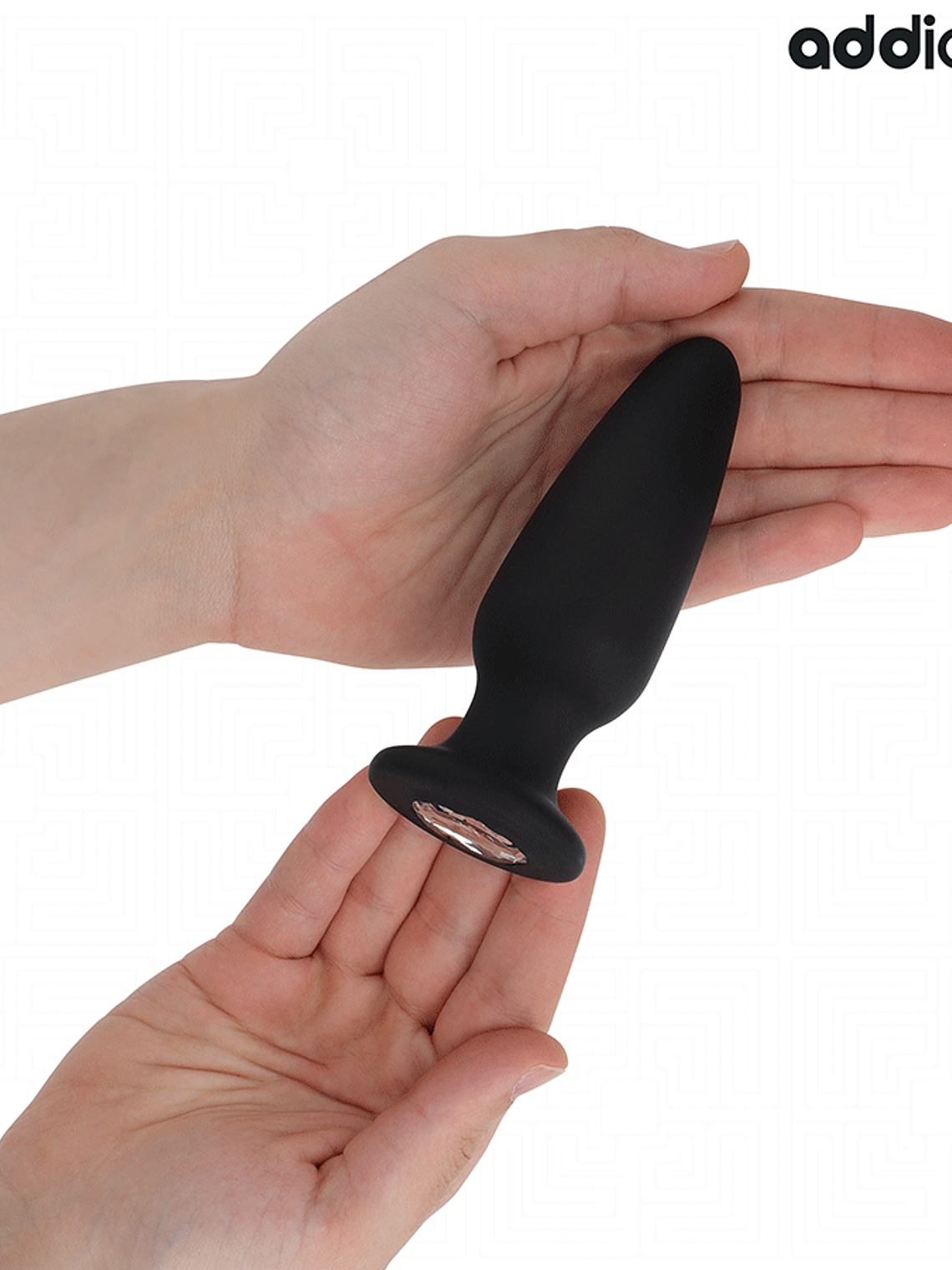 PLUG ANAL COM JOIA DE SILICONE TAMANHO L 12,6 CM 6