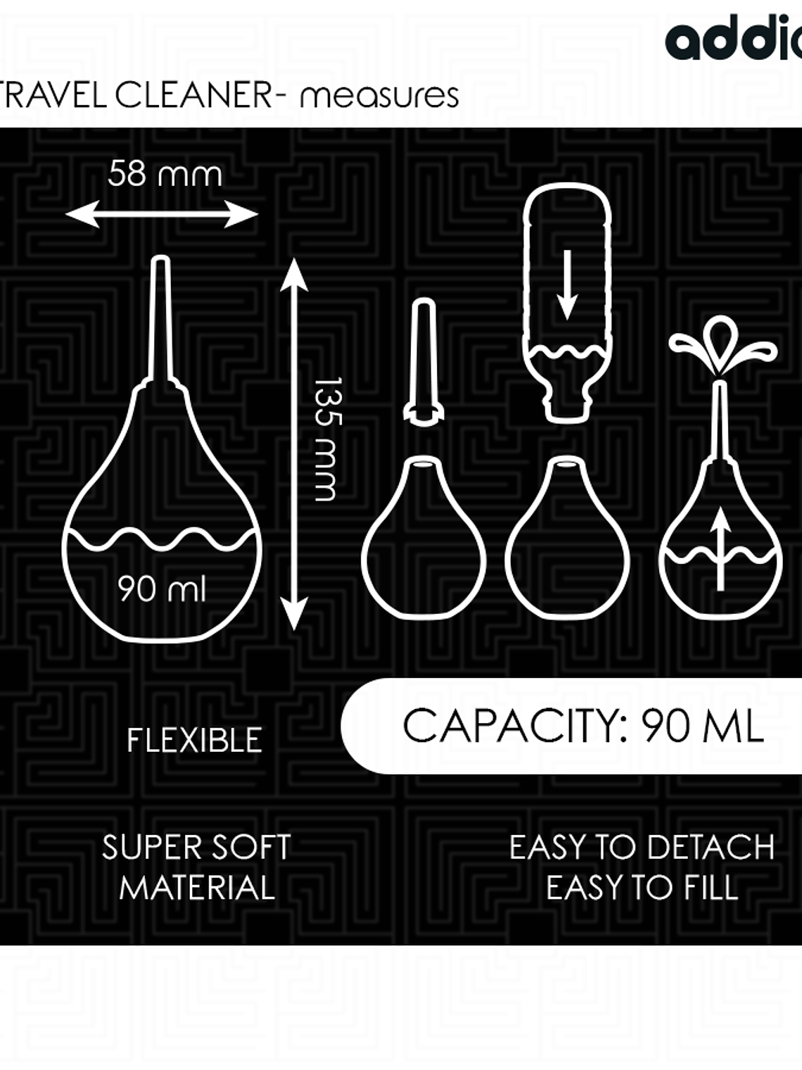  LIMPADOR ANAL DE VIAGEM TAMANHO S 90 ML 2