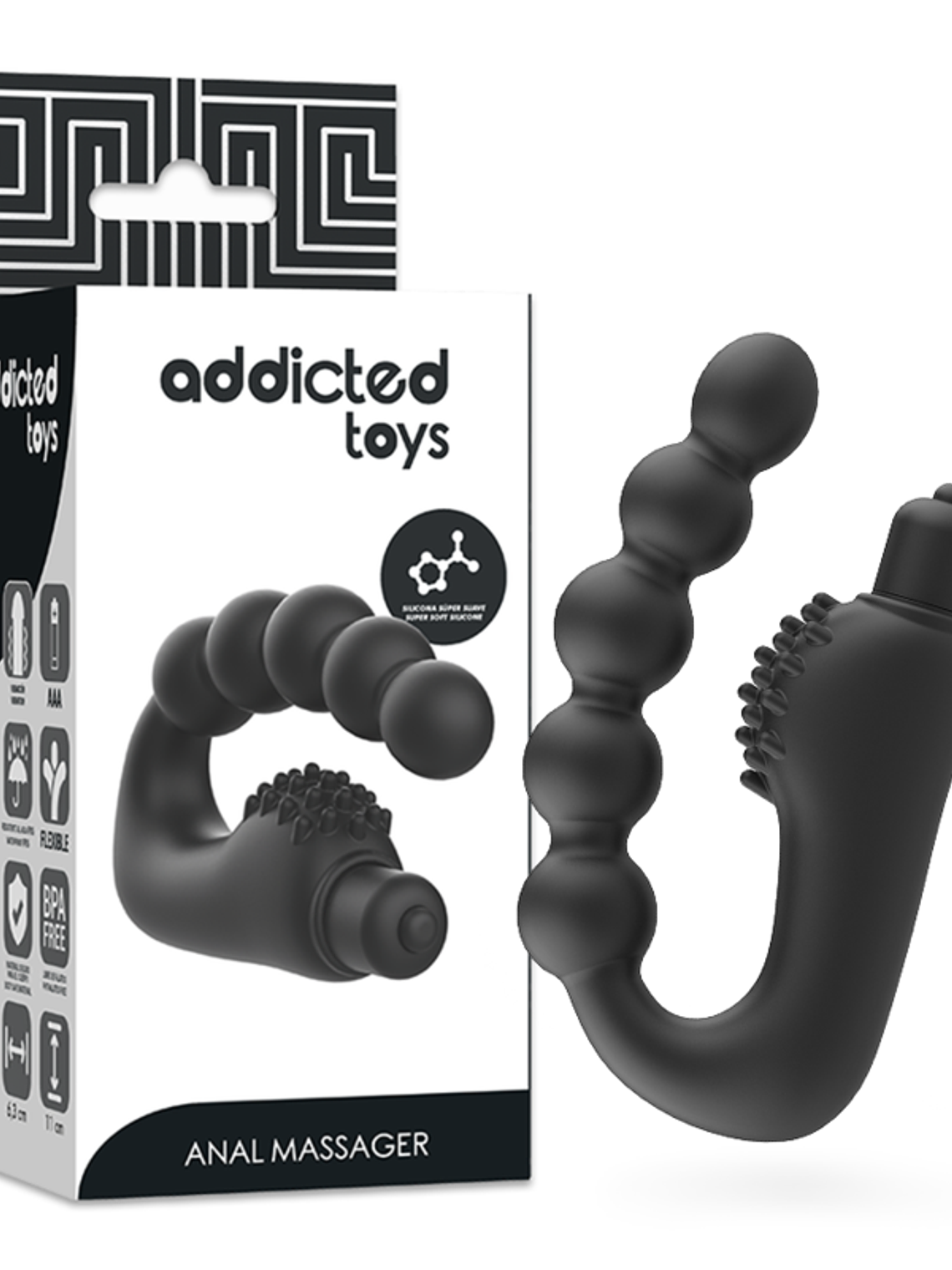 MASSAGEADOR ANAL PROSTÁTICO COM VIBRAÇÃO 2