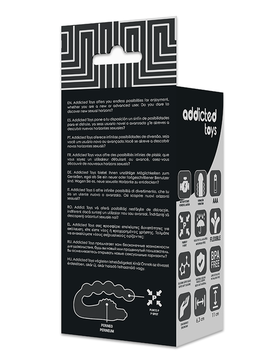 MASSAGEADOR ANAL PROSTÁTICO COM VIBRAÇÃO 3