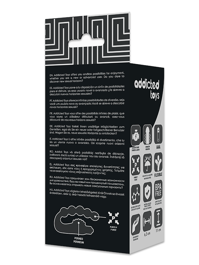 MASSAGEADOR ANAL PROSTÁTICO COM VIBRAÇÃO 3