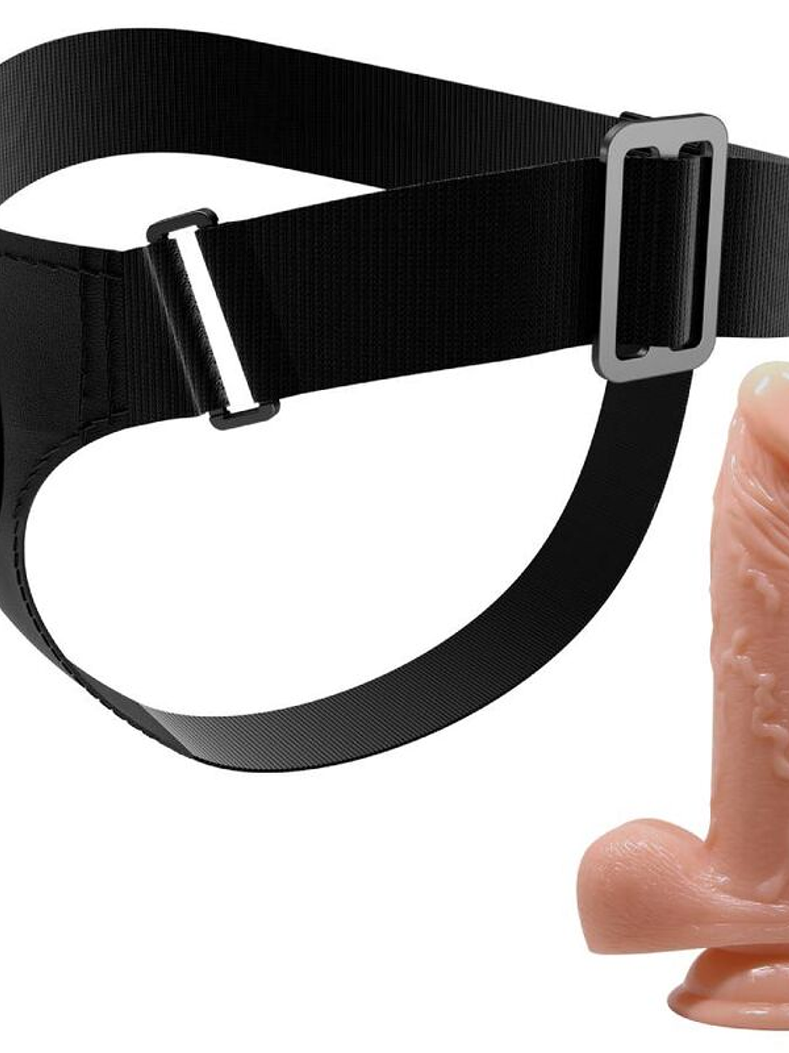 ARNÊS UNIVERSAL -COM DILDO - KEVIN 19 CM NATURAL 5