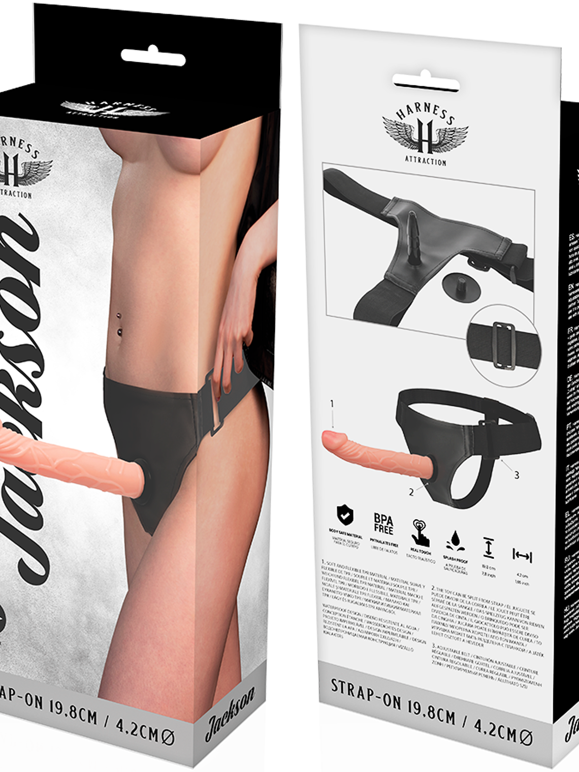 Arnês  JACKSON 19,8 CM -O- 4,2 CM 5