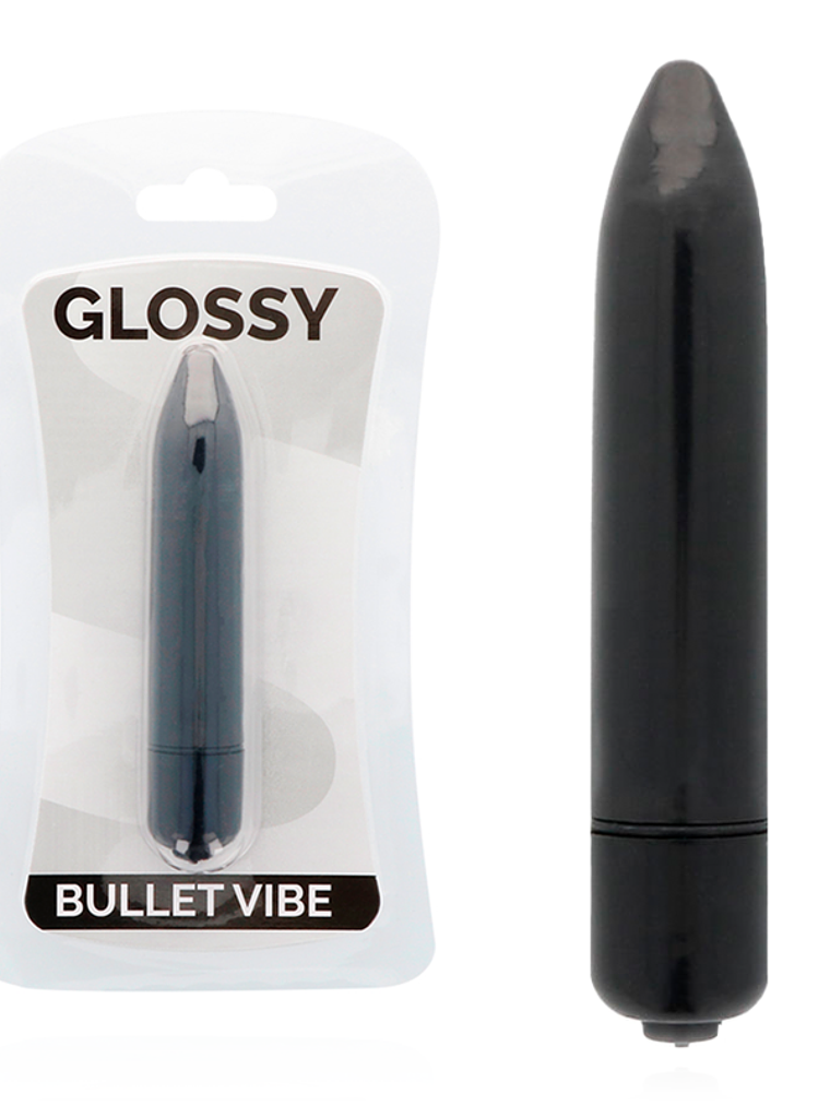 Vibrador Preto Fino - Glossy 2
