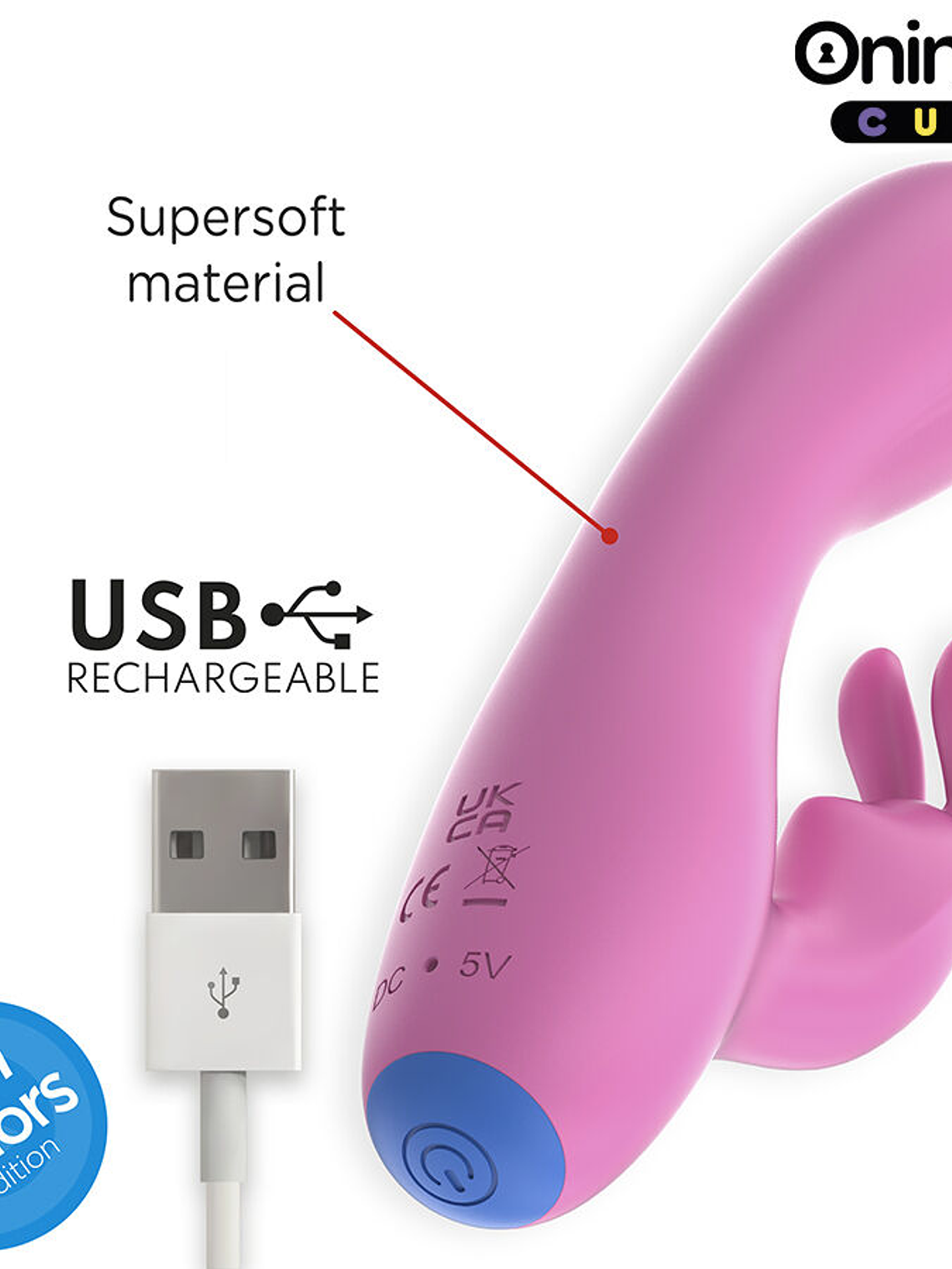 BUNNY - Vibrador Ponto G e Clitóris  1