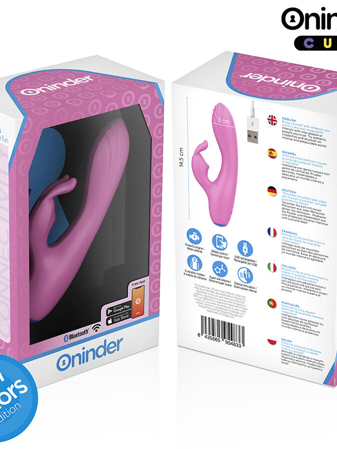 BUNNY - Vibrador Ponto G e Clitóris  7