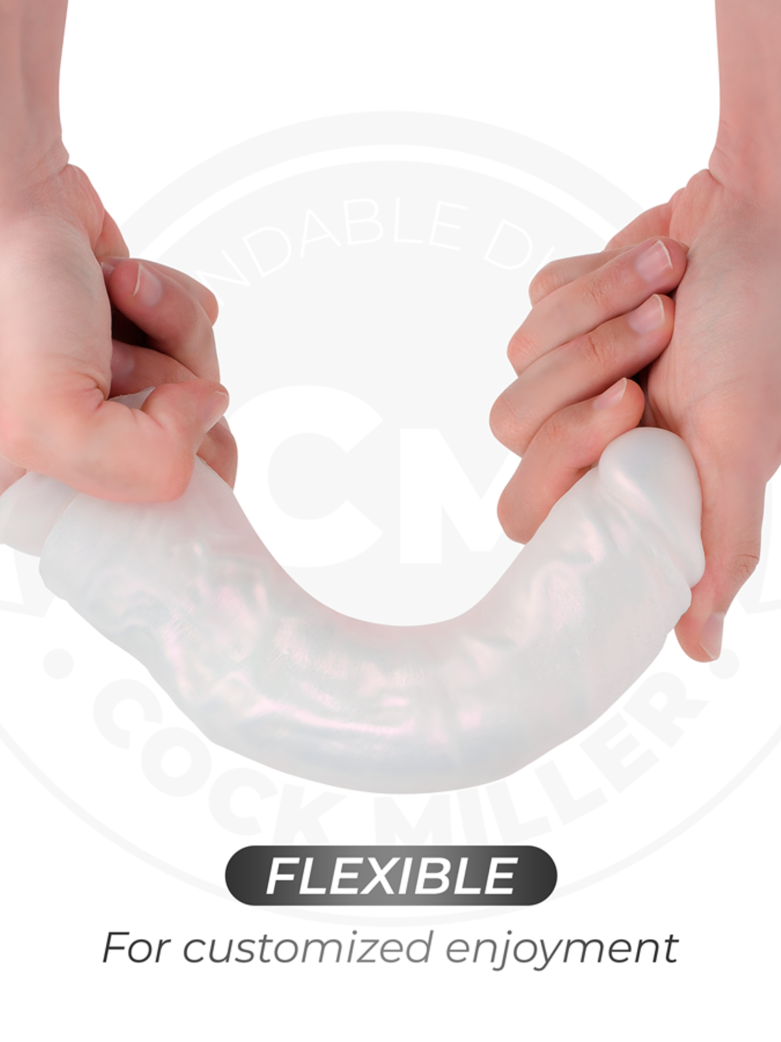 DILDO COM VENTOSA, LUZES E VIBRAÇÃO 1