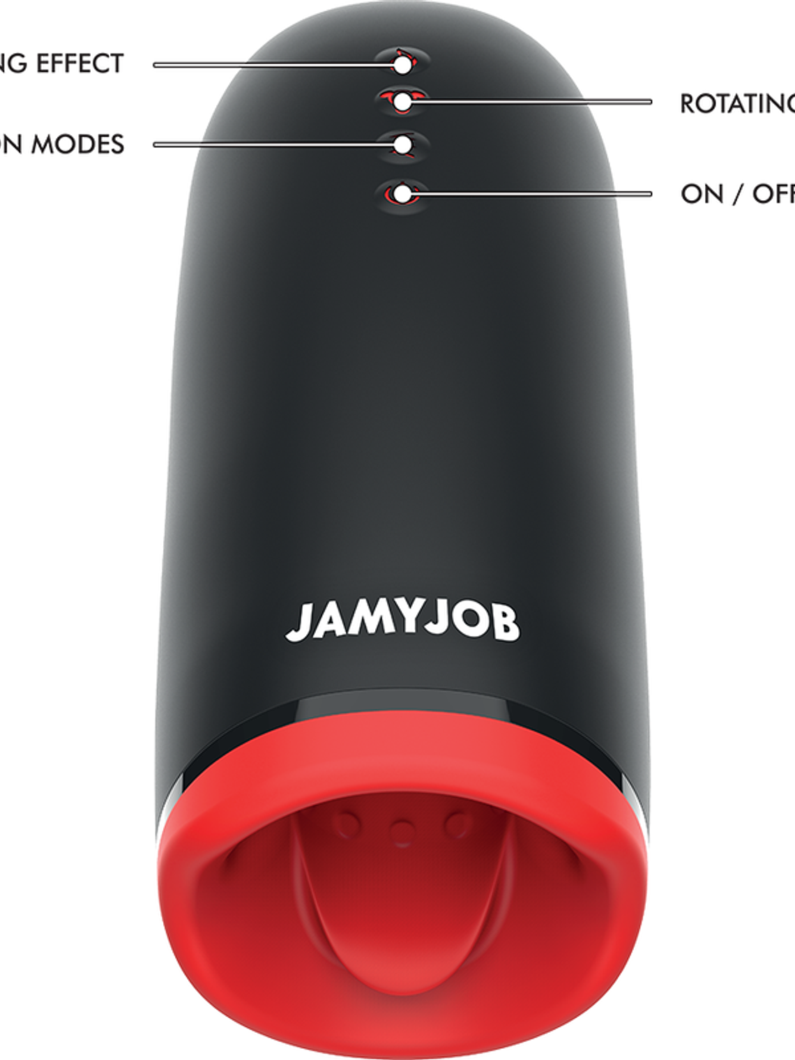 Masturbador de aquecimento e rotação 8