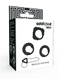 Conjunto de 3 Anéis de Pênis Pretos  - Thumbnail 3