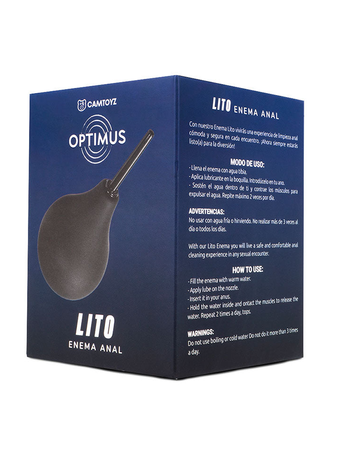 Enema Para limpieza Anal Lito Negro 3