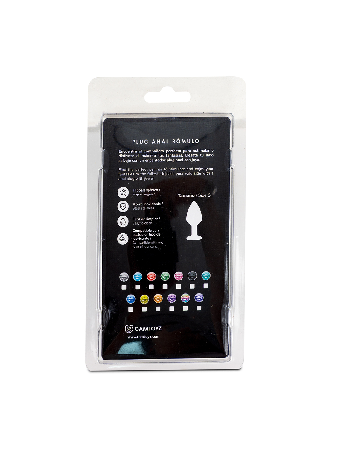 Onix Plug Anal Romulo Plateado S 5