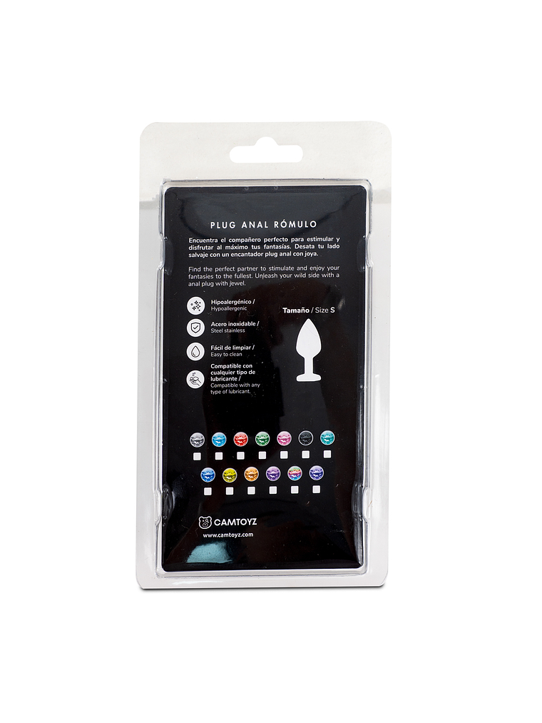 Onix Plug Anal Romulo Plateado S 5