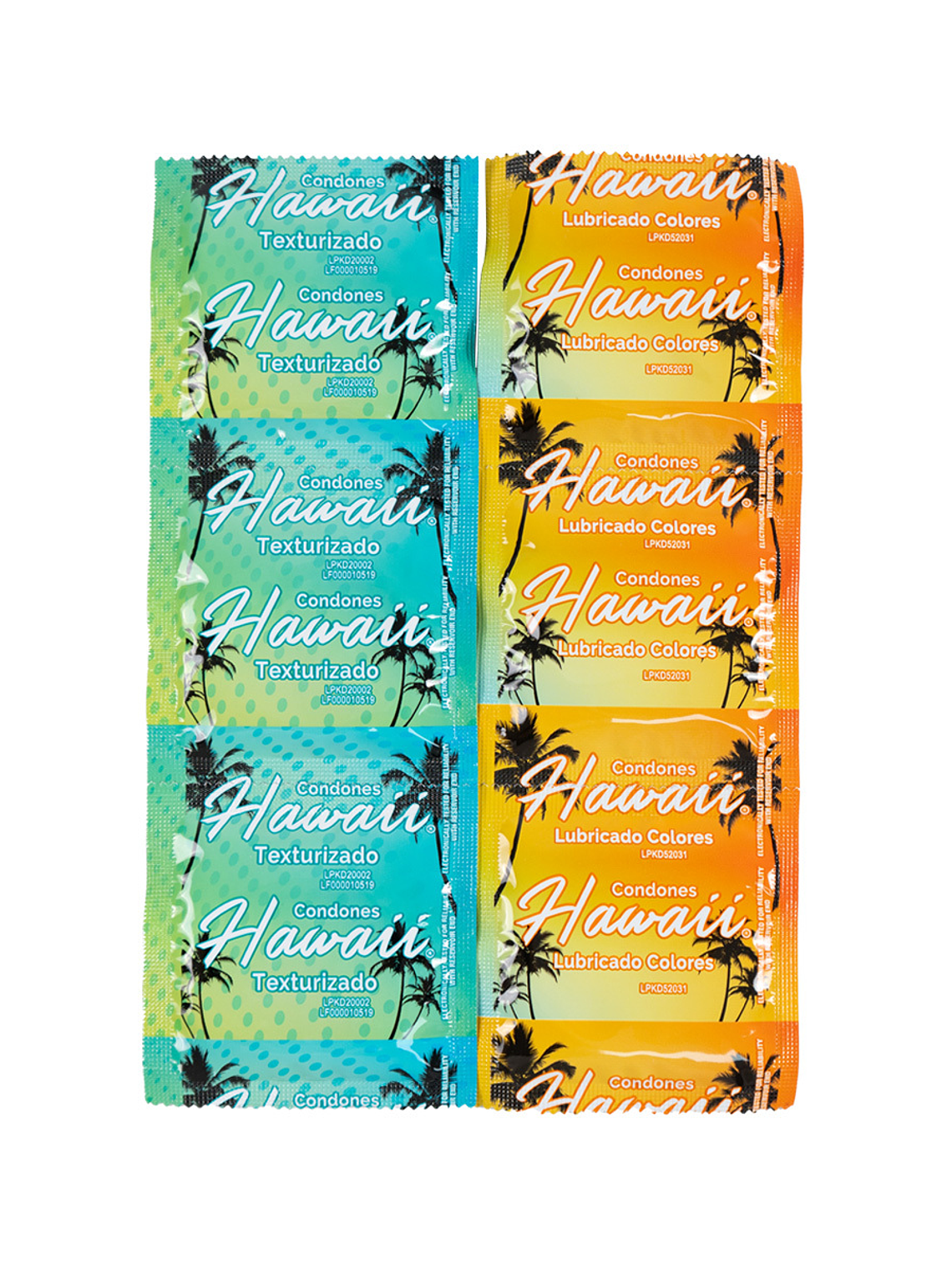 Condones Hawaii Texturizado x  3 Unidades 4