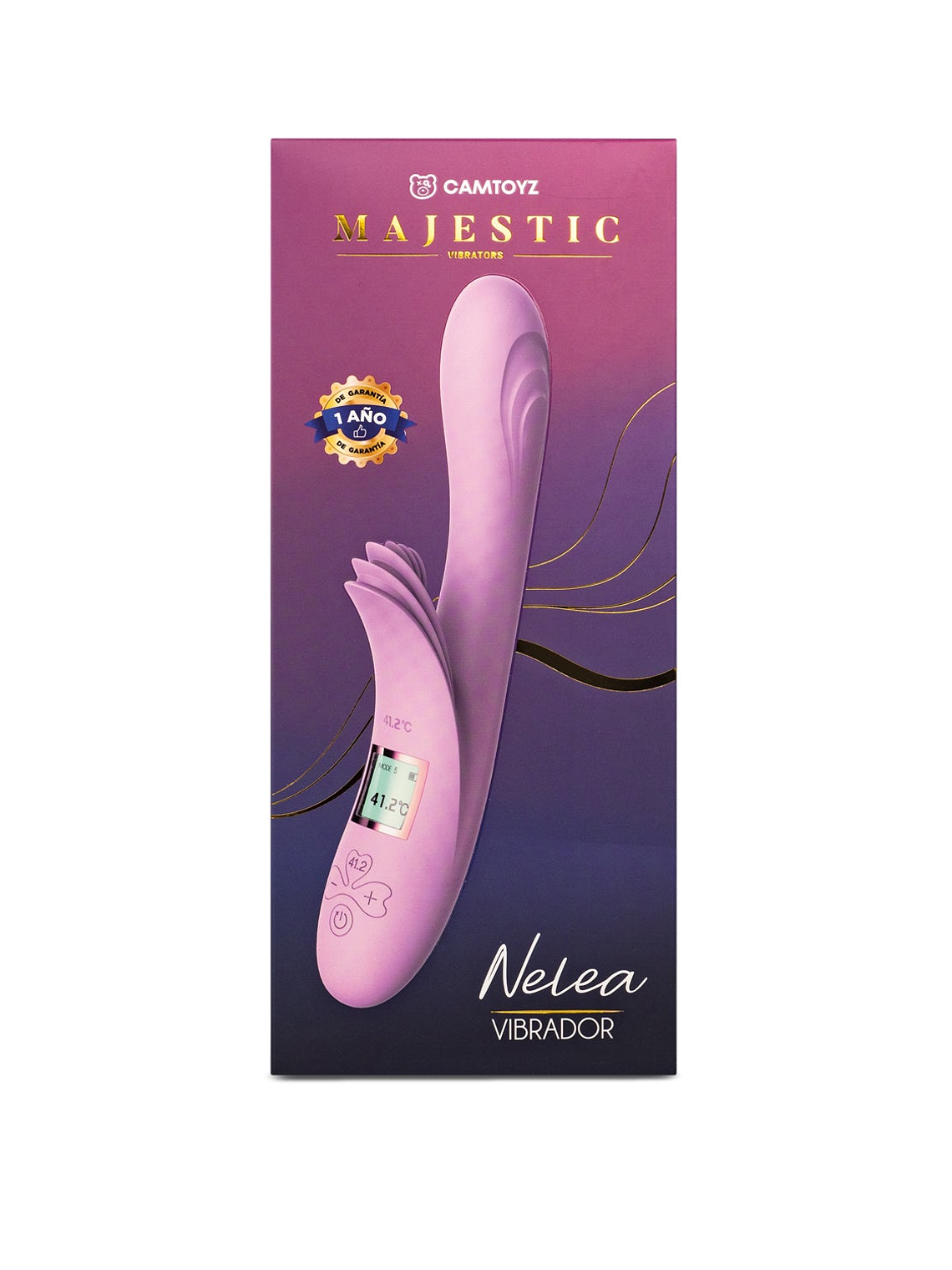 Vibrador Doble Nelea Rosado 1